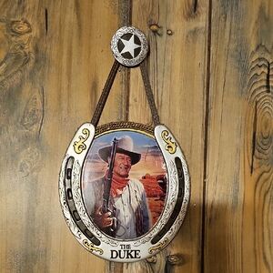 The Bradford Exchange Western Duke Wall Plaque - Brown, Tan, White, Gold, Black